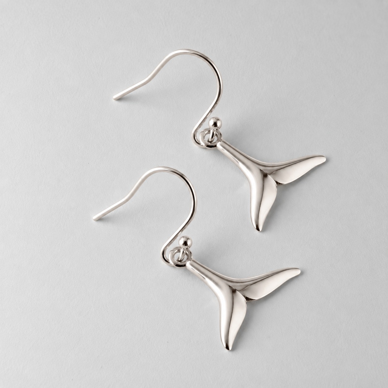 Whale Tail Earrings
