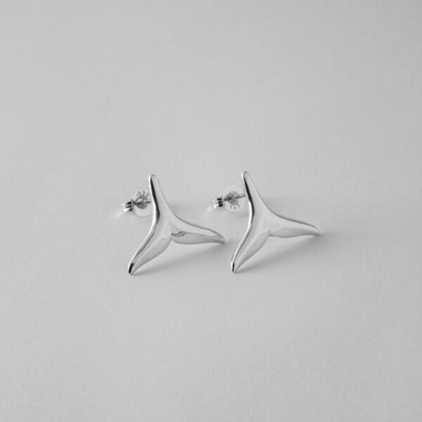 Whale Tail Studs
