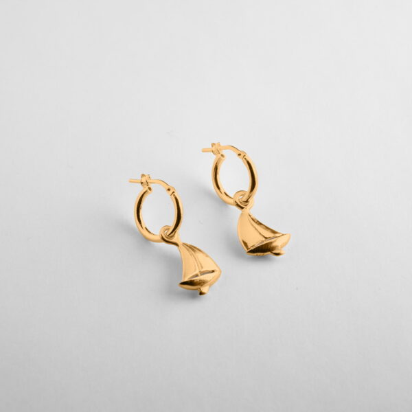 Sail Boat Earrings - Image 3