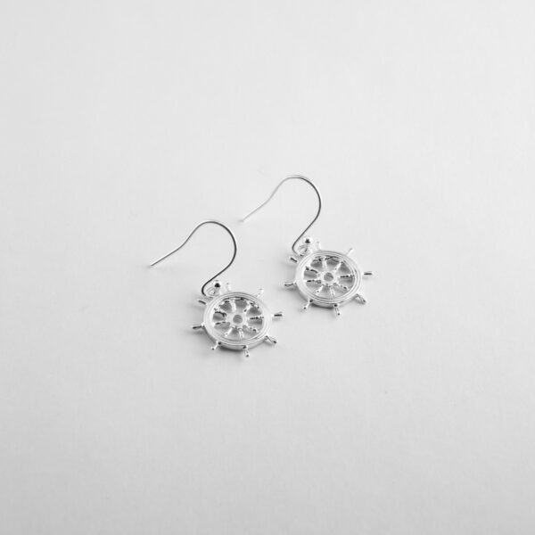 Ship's Wheel Earrings