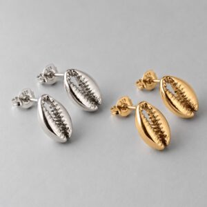 Cowrie Studs