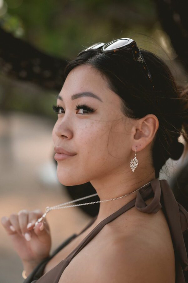 Crown Coral Earrings - Image 2