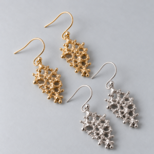 Crown Coral Earrings