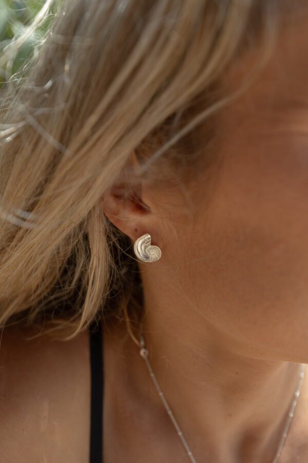 Nautilus Shell Studs - Image 4