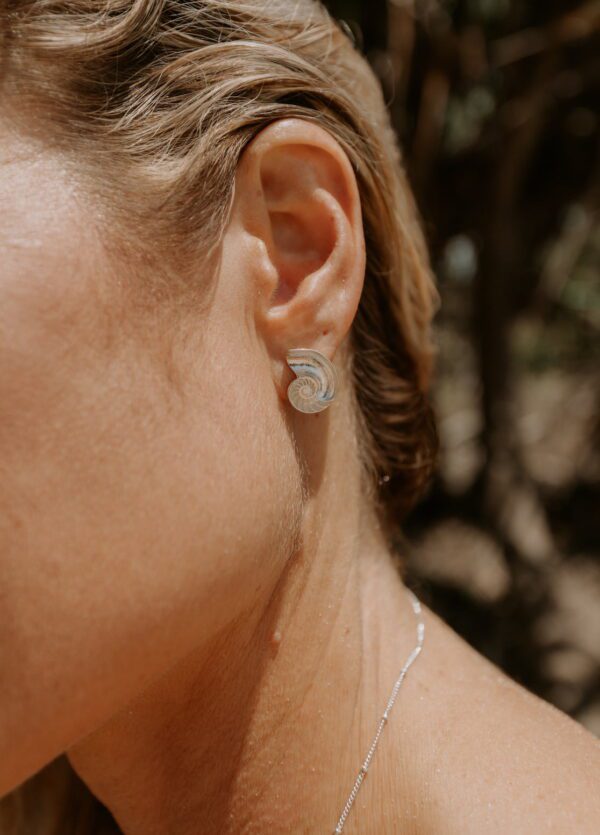 Nautilus Shell Studs - Image 2