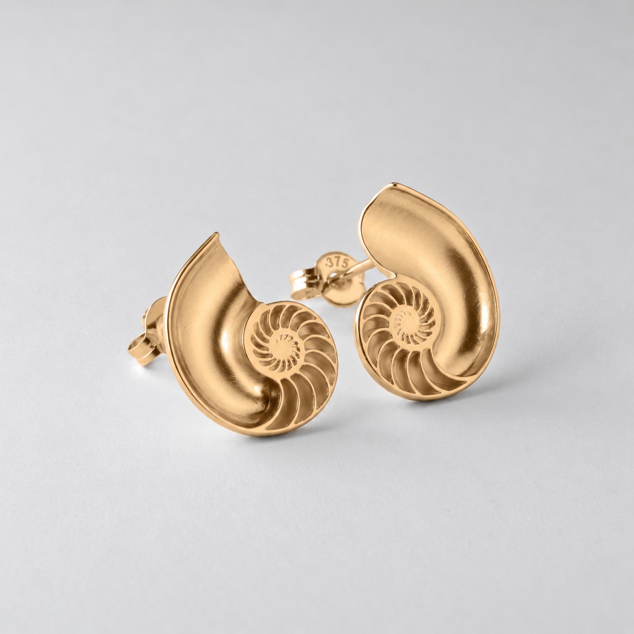Nautilus Shell Studs - Image 4