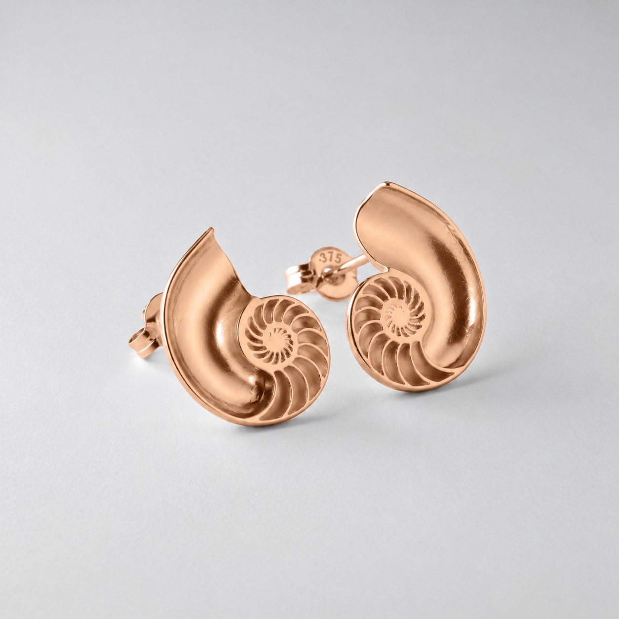 Nautilus Shell Studs - Image 7