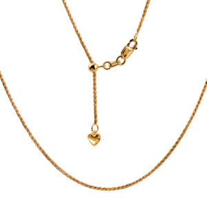 Gold Adjustable Wheat Chain