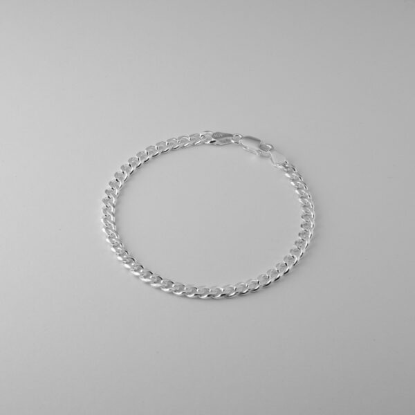 Diamond Cut Curb Bracelet