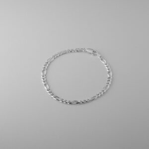 Figaro Bracelet Diamond Cut
