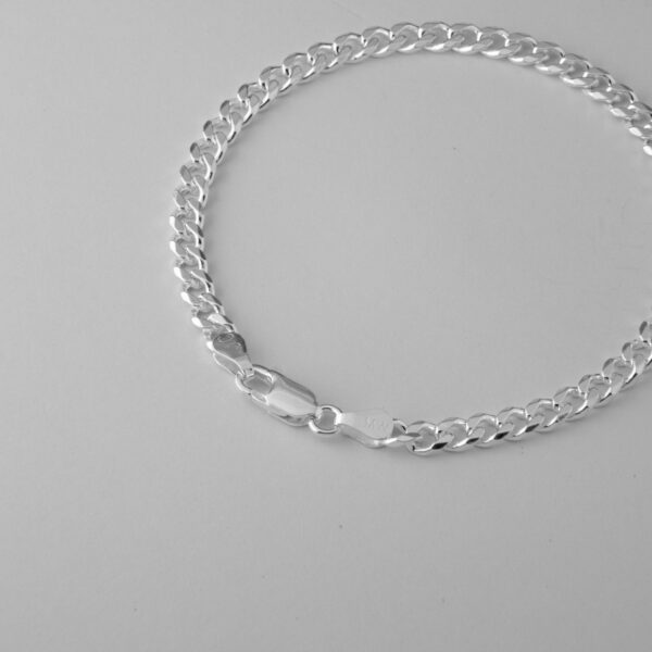 Diamond Cut Curb Bracelet - Image 2