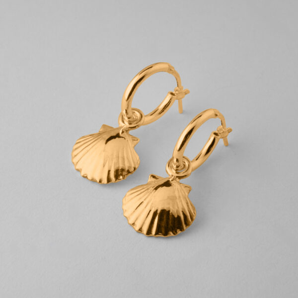 Clam Shell Earrings - Image 4